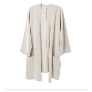 DONNI Ribbed Sweater Coat